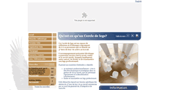 Desktop Screenshot of cercledelegs.com